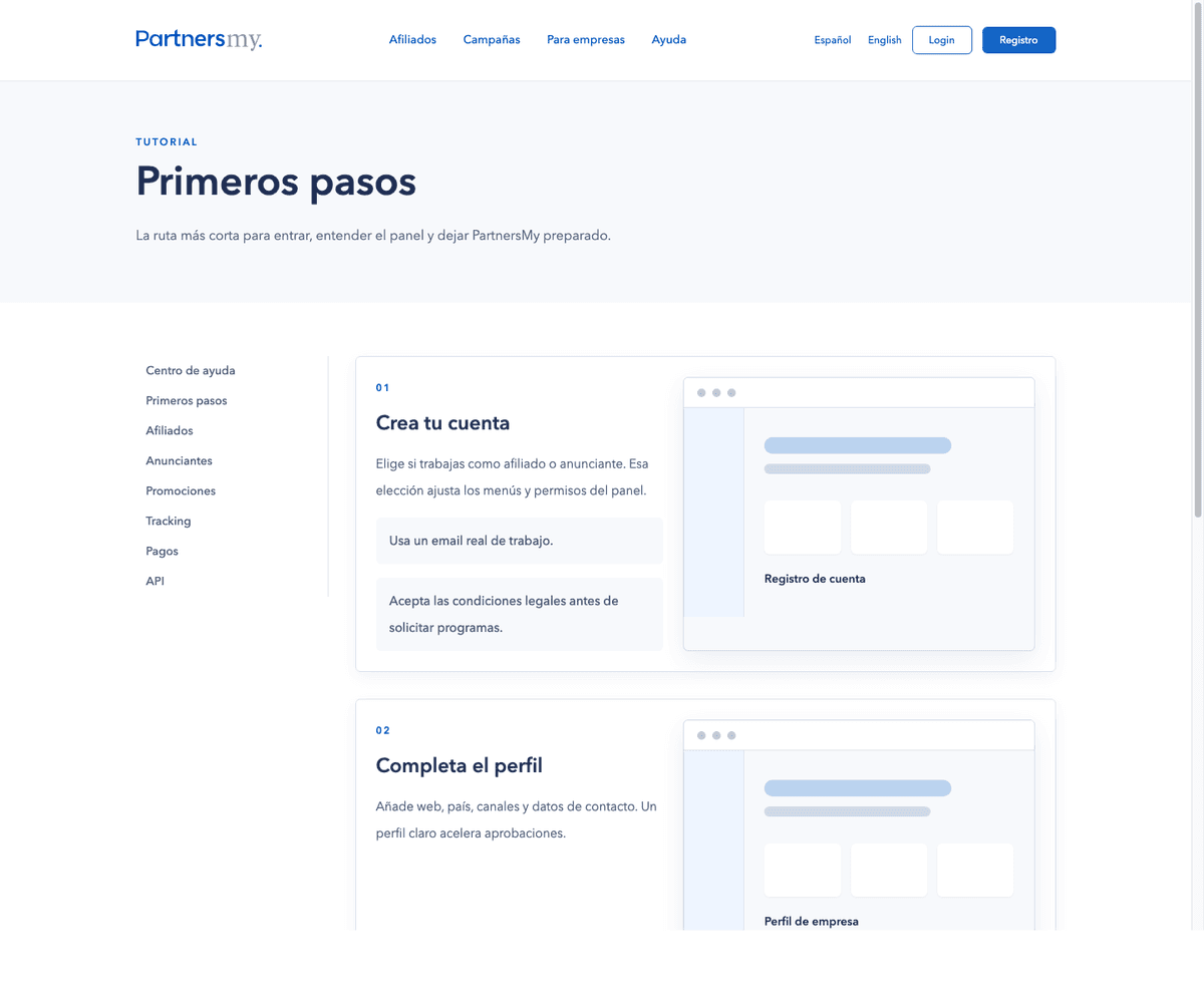 Account registration