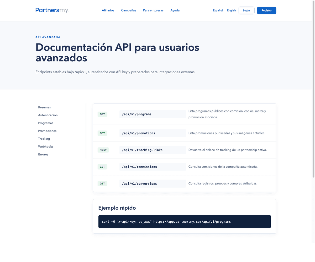 Advanced API overview