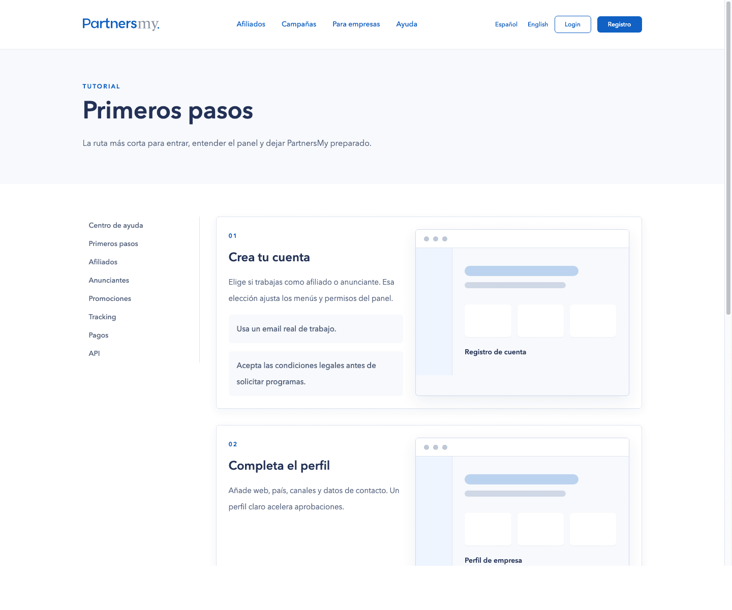 Account registration